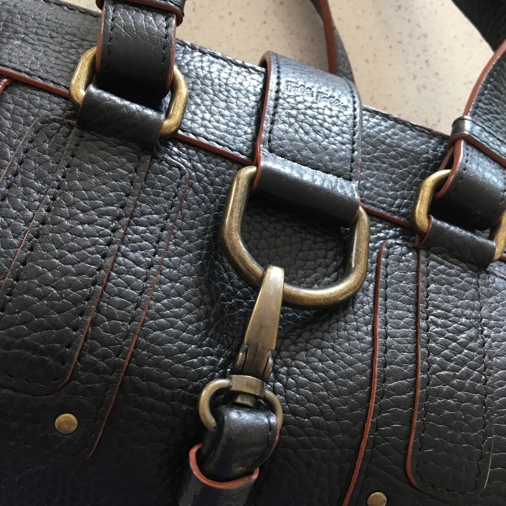 Folli Follie charcoal doctors style handbag